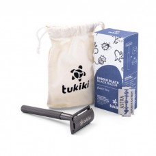 Safety Razor Set Plastic Free Black (Tukiki)